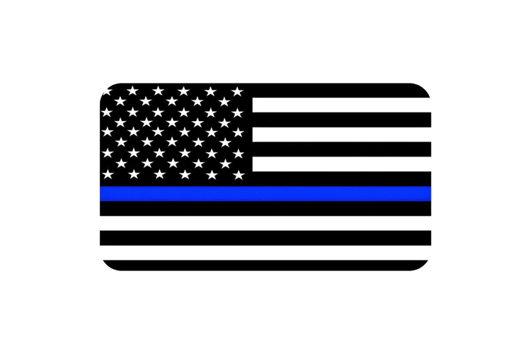 Thin Blue Line Flag