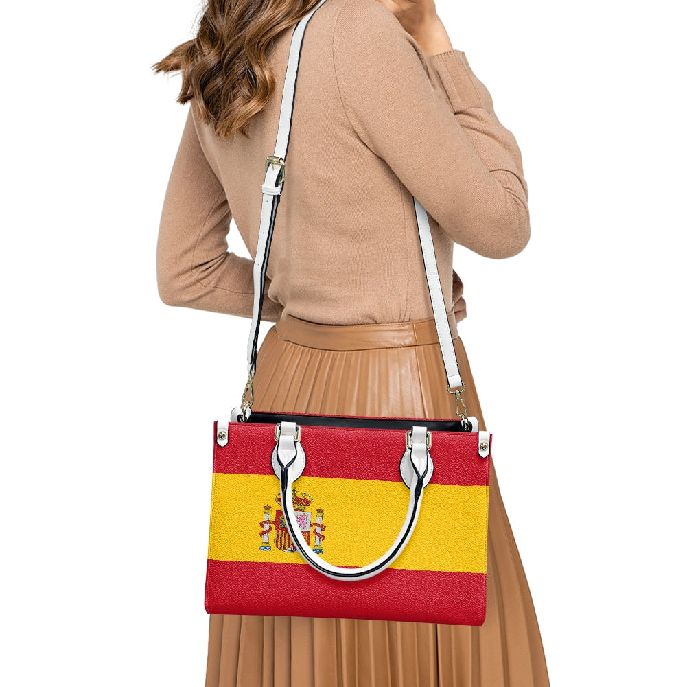Spain Flag Bag With Viva Flair – PU Leather Purse for Everywhere - Luv My Flag