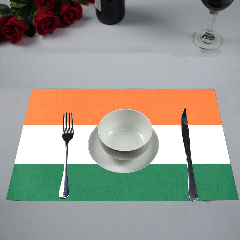 India Flag Placemats 12" x 18" (Set of 6)