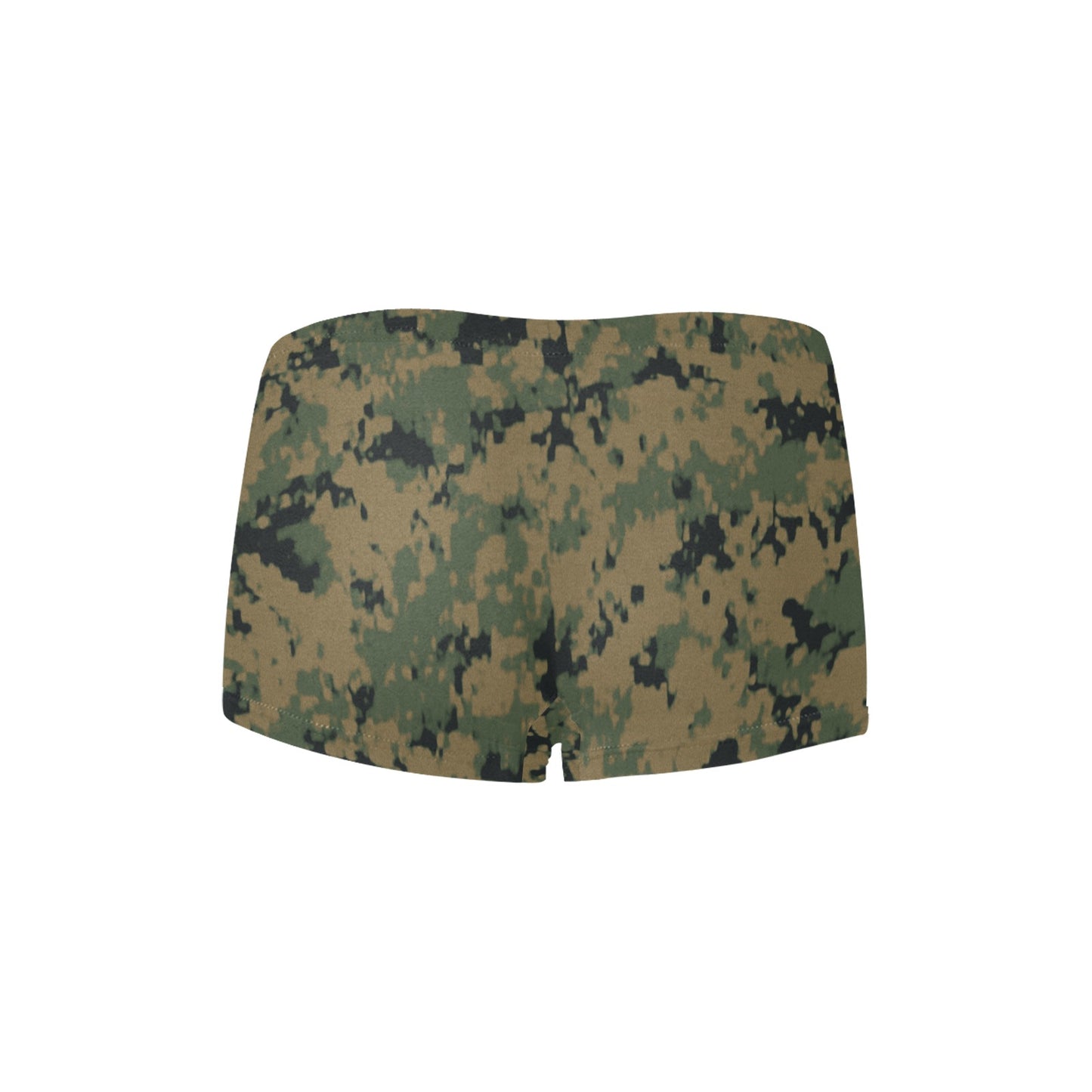 Thin Green Line Flag Inspired Eagle on Digital Camo Women's Boyshort Panties