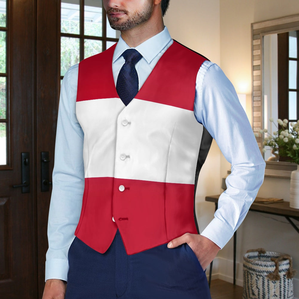 Austria Flag Suit vest jacket