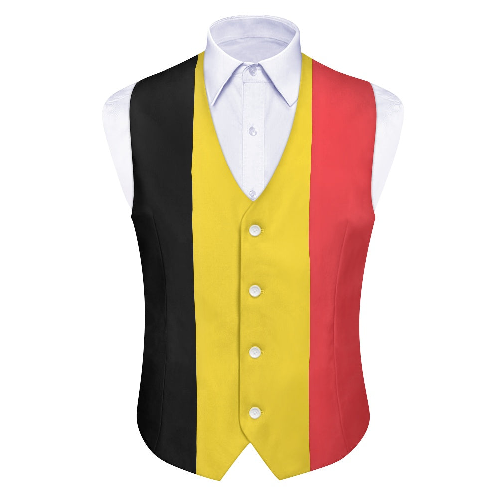 Belgiium Flag Suit vest jacket