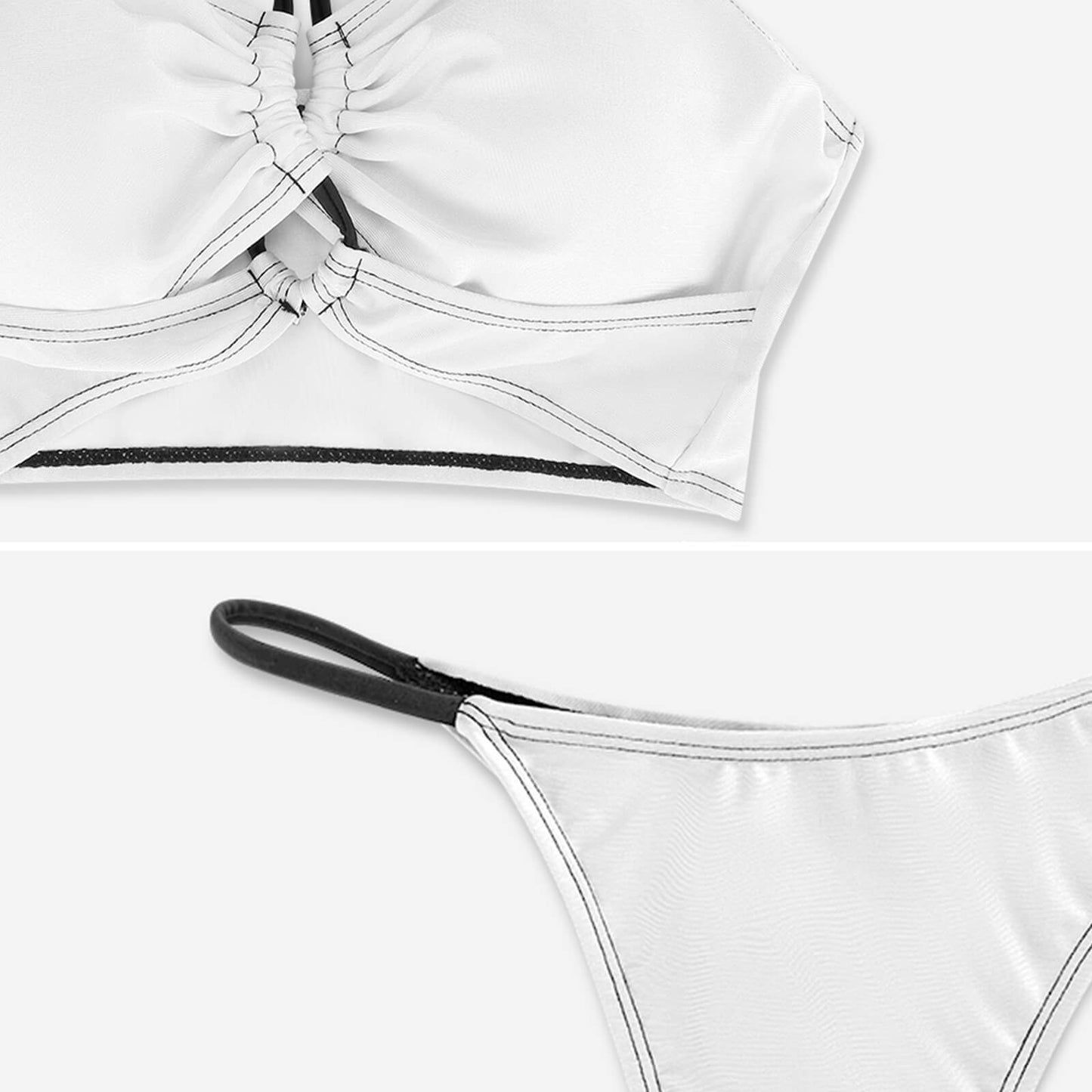 Mexico Flag Inspired Bikini Swimsuit (J197D59)