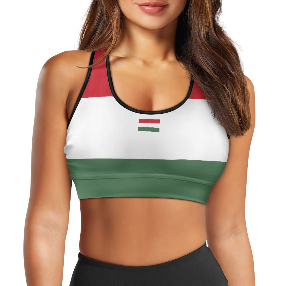 Hungary Flag Inspired Women's Sports Vest