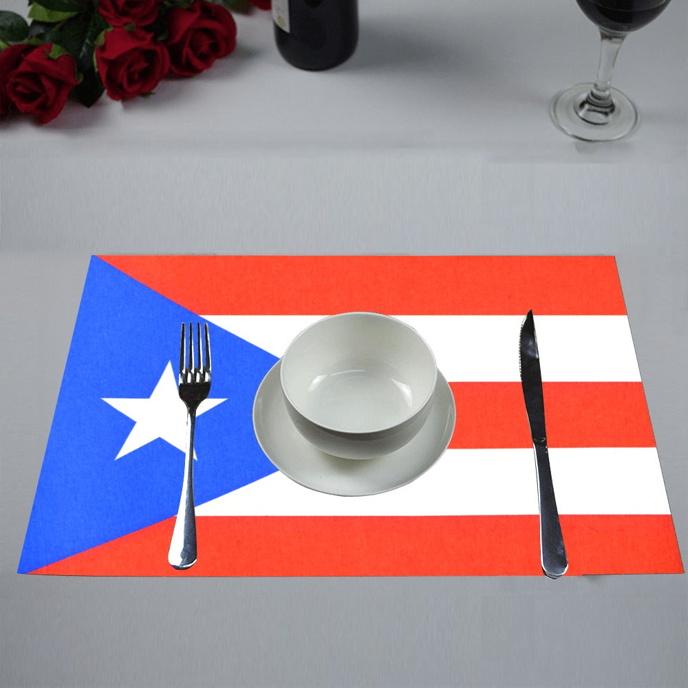 Puerto Rico Flag Placemats 12" x 18" (Set of 6)