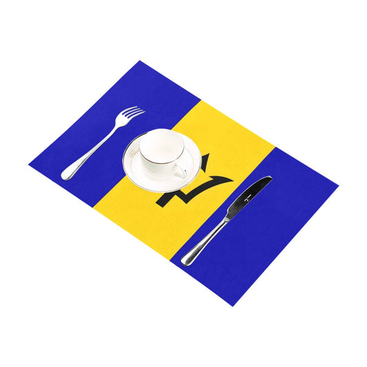 Barbados fFlag Placemats 12" x 18" (Set of 6)