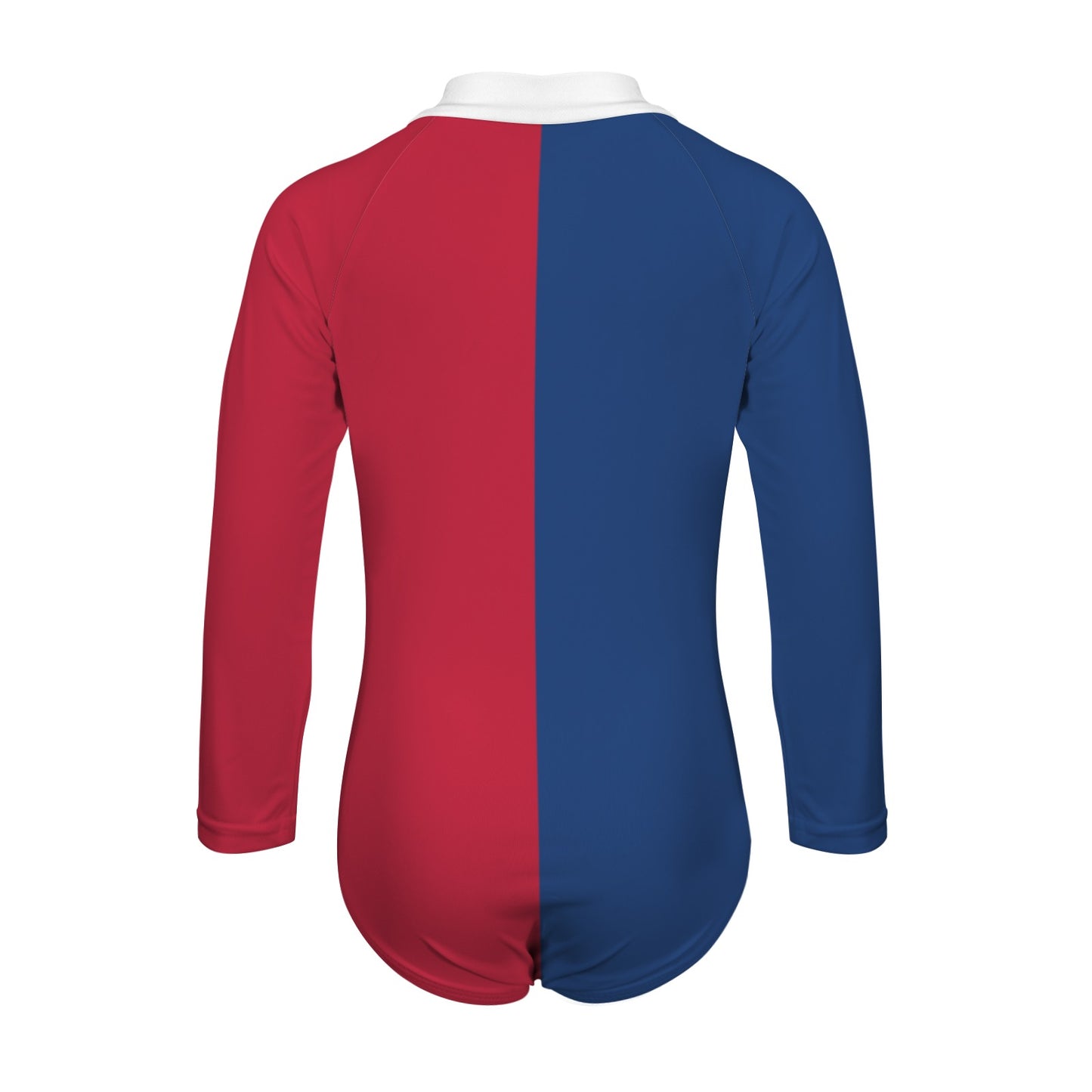 Texas Flag Inspired Big Girls' Long Sleeve One-Piece Swimsuit