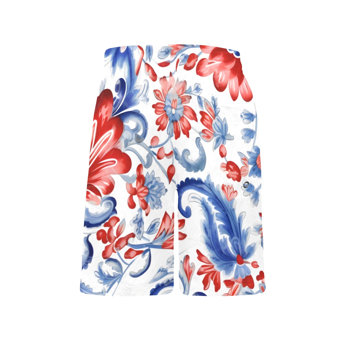 USA/American Flag Red White & Blue Pattern Boys Beach Shorts