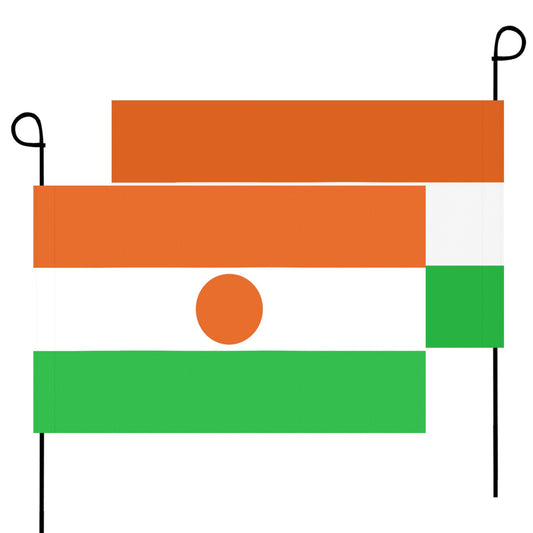 Luv My Flag garden flags with Niger flag design.