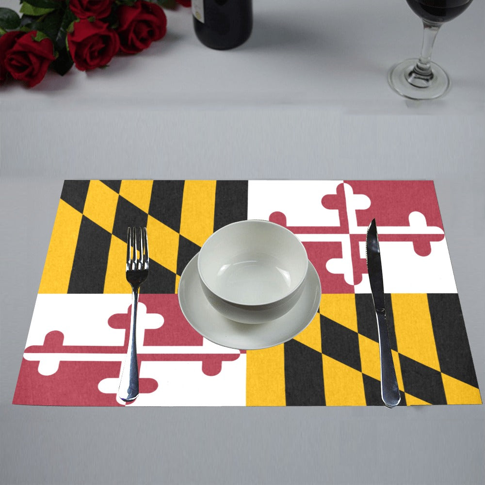 Maryland Flag Placemats 12" x 18" (Set of 6)
