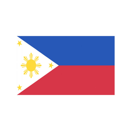 Philippine flag design by Luv My Flag displayed.
