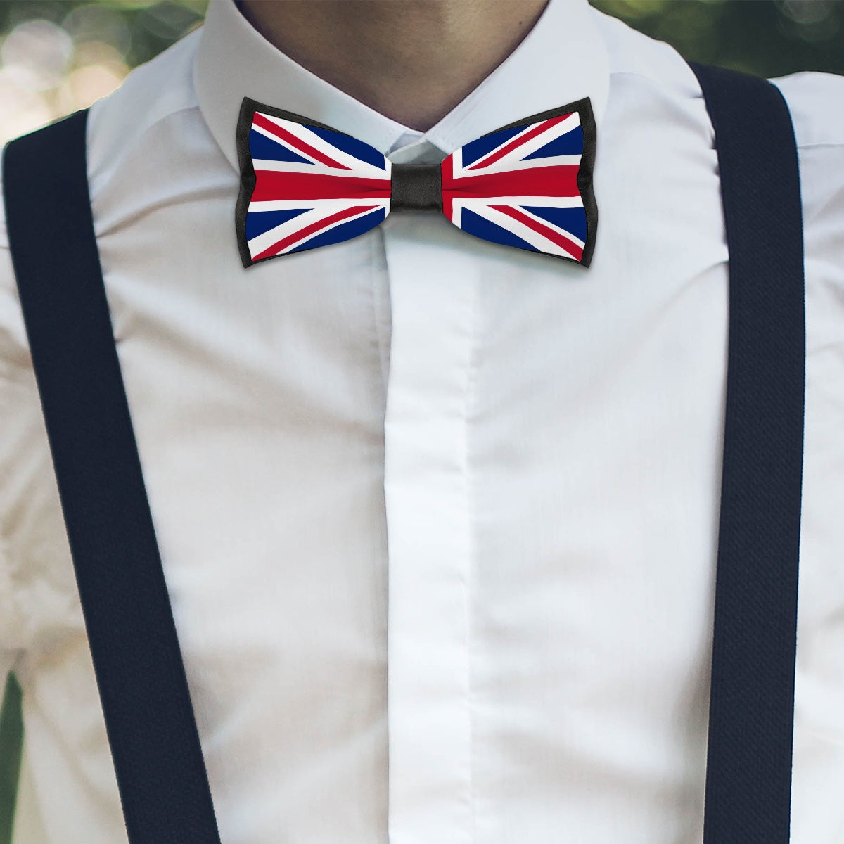 United Kingdom Flag Inspired Bow Tie – Look Sharp, Show your Columbian Pride