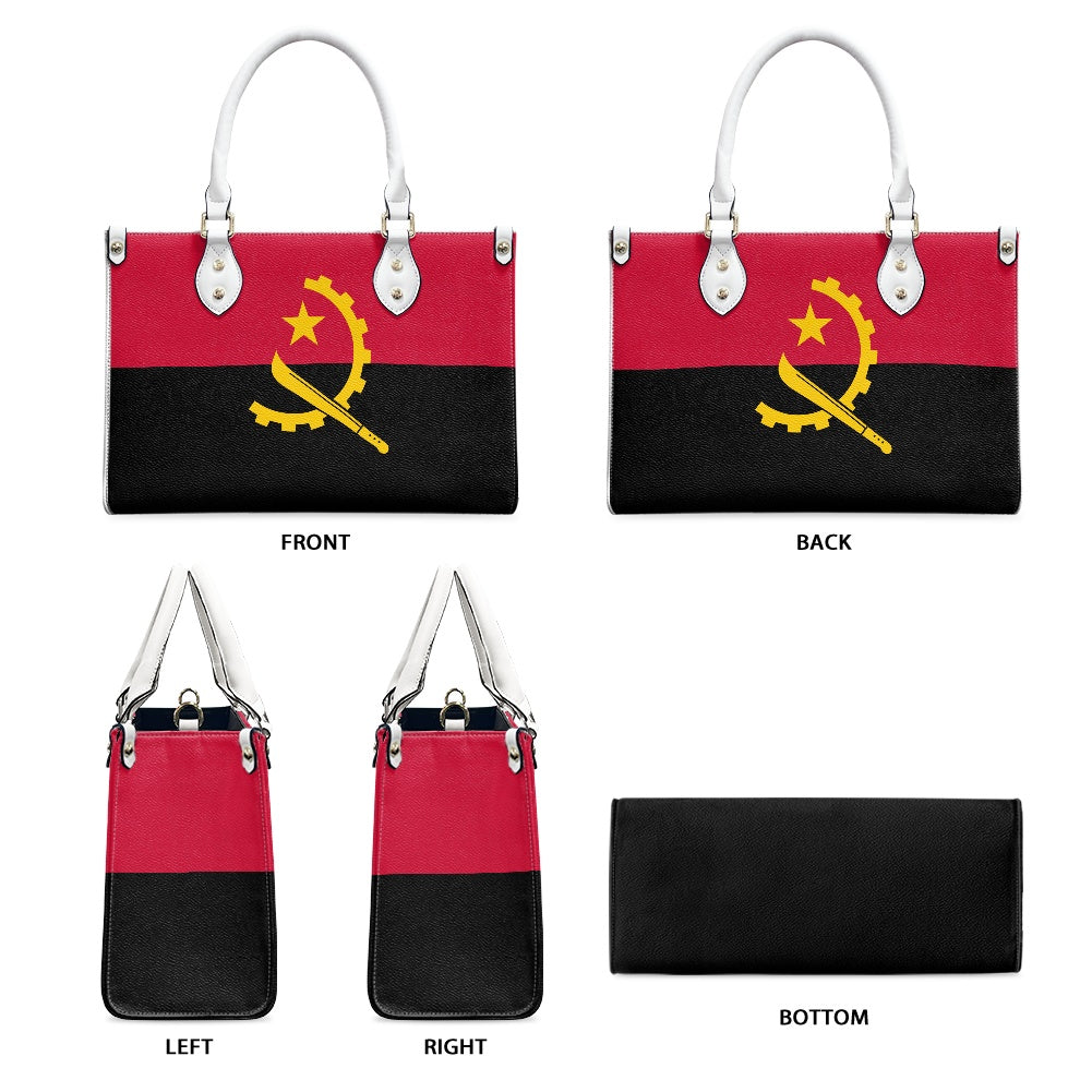 Luv My Flag handbag featuring Angola national flag design.