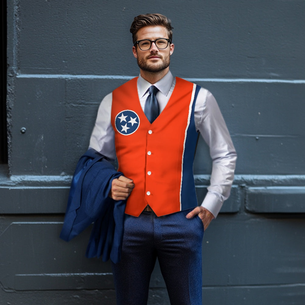 Tennessee Flag Suit vest jacket