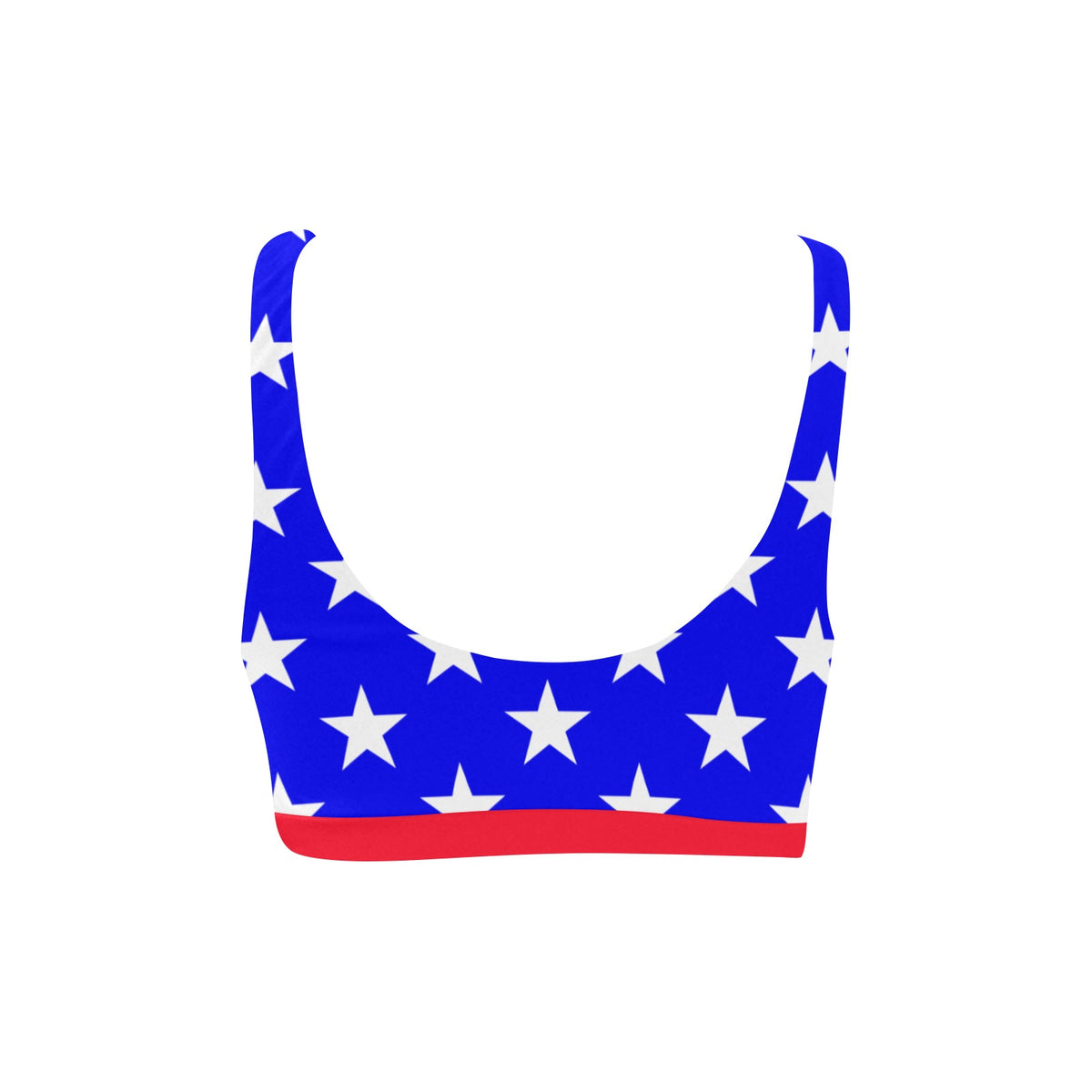 USA/American Flag Inspired Style-2 Sport Bikini Top