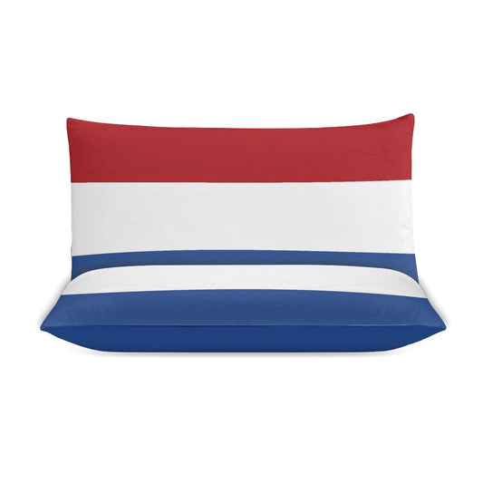 Netherlands Flag Inspired 3-Piece Bedding Set (1 Duvet Cover + 2 Pillow Shams) – 102"×90"