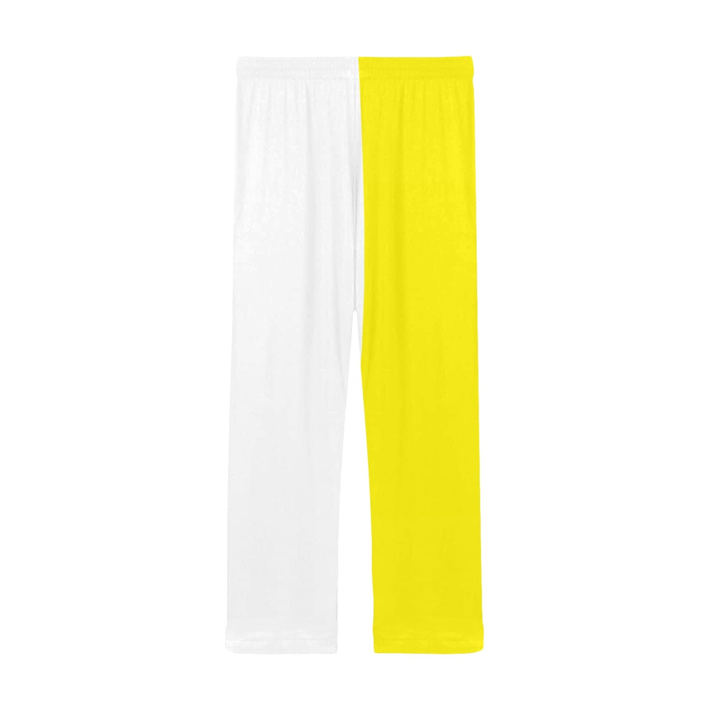 Vatican City Flag Inspired Men’s Pajama Trousers with Pockets (Made in the USA)
