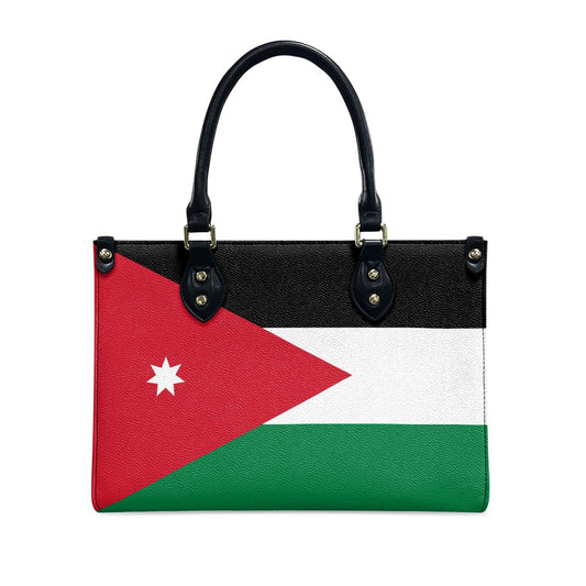 Jordan Flag Handbag With Swag – PU Leather Shoulder Purse With Style - Luv My Flag