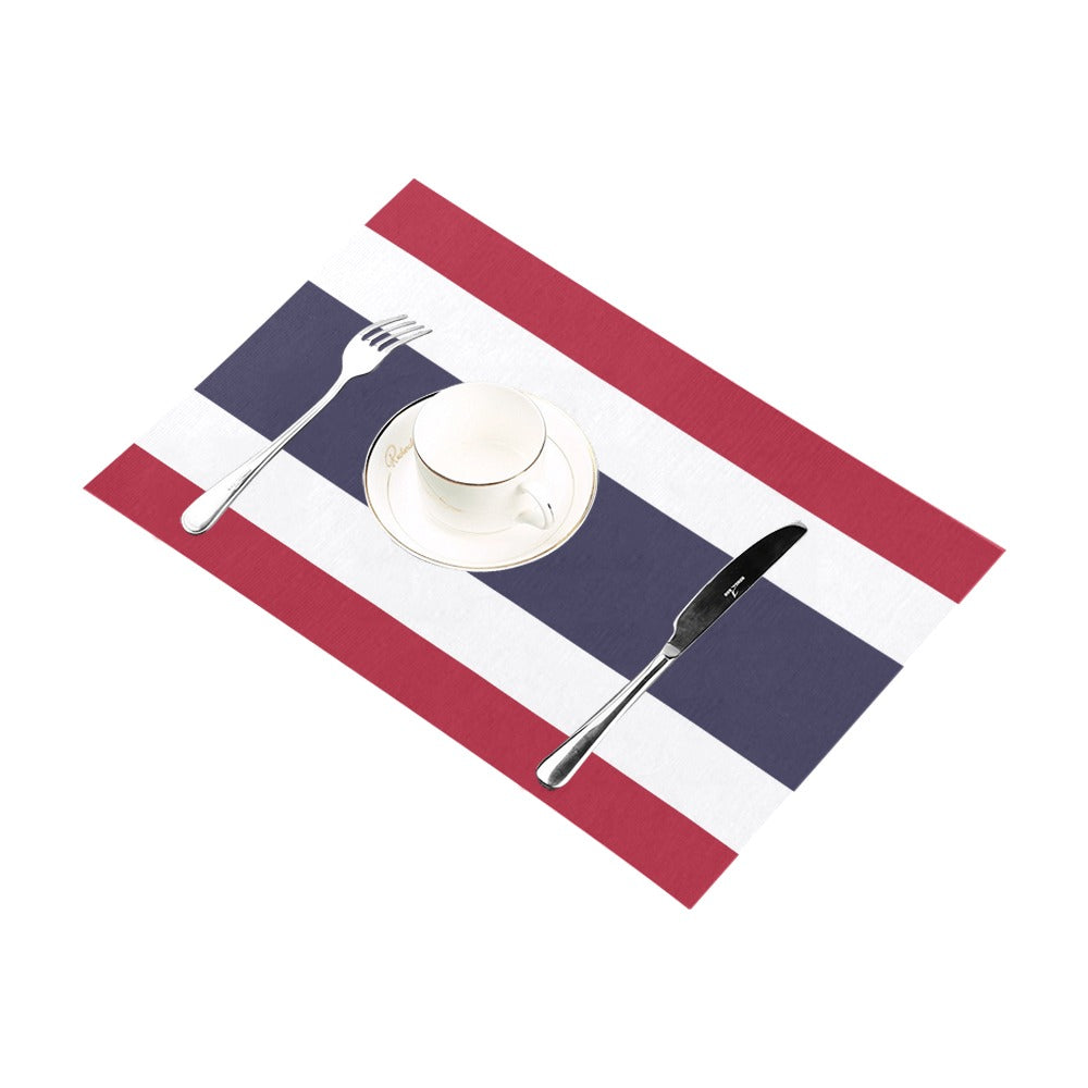 Thailand Flag Placemats 12" x 18" (Set of 6)