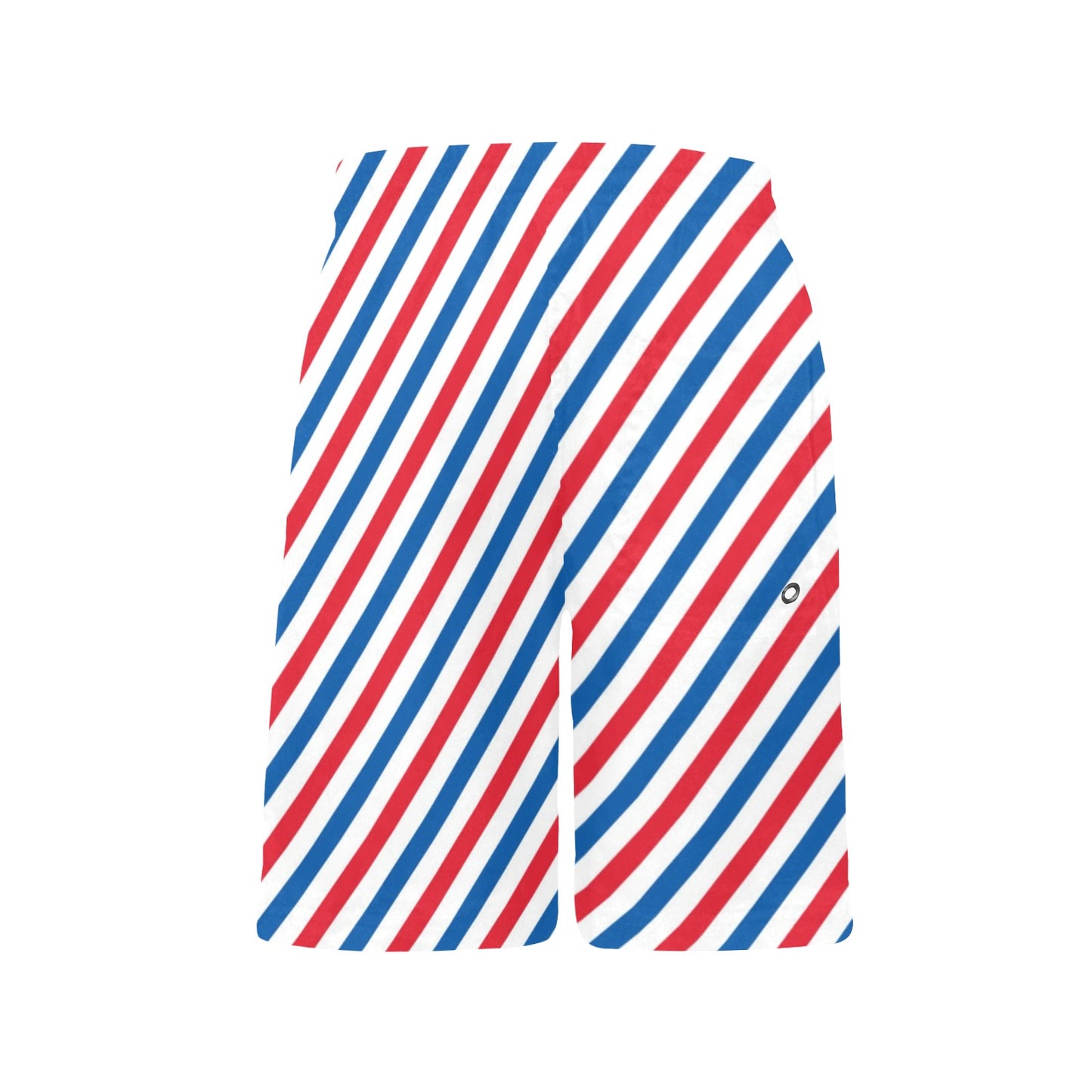 USA/American Flag Stripe Pattern Boys Beach Shorts