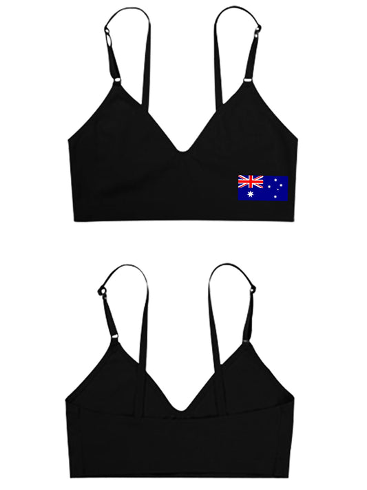 Australia Flag Women's Seamless Bra | Ships from USA