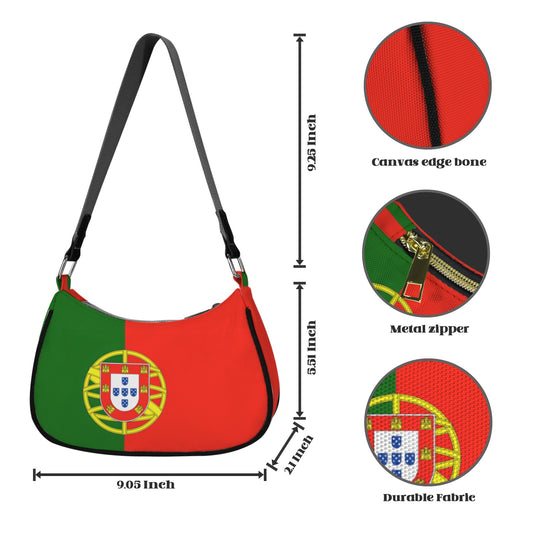 Portugal Flag Inspired Women's Shoulder Bag