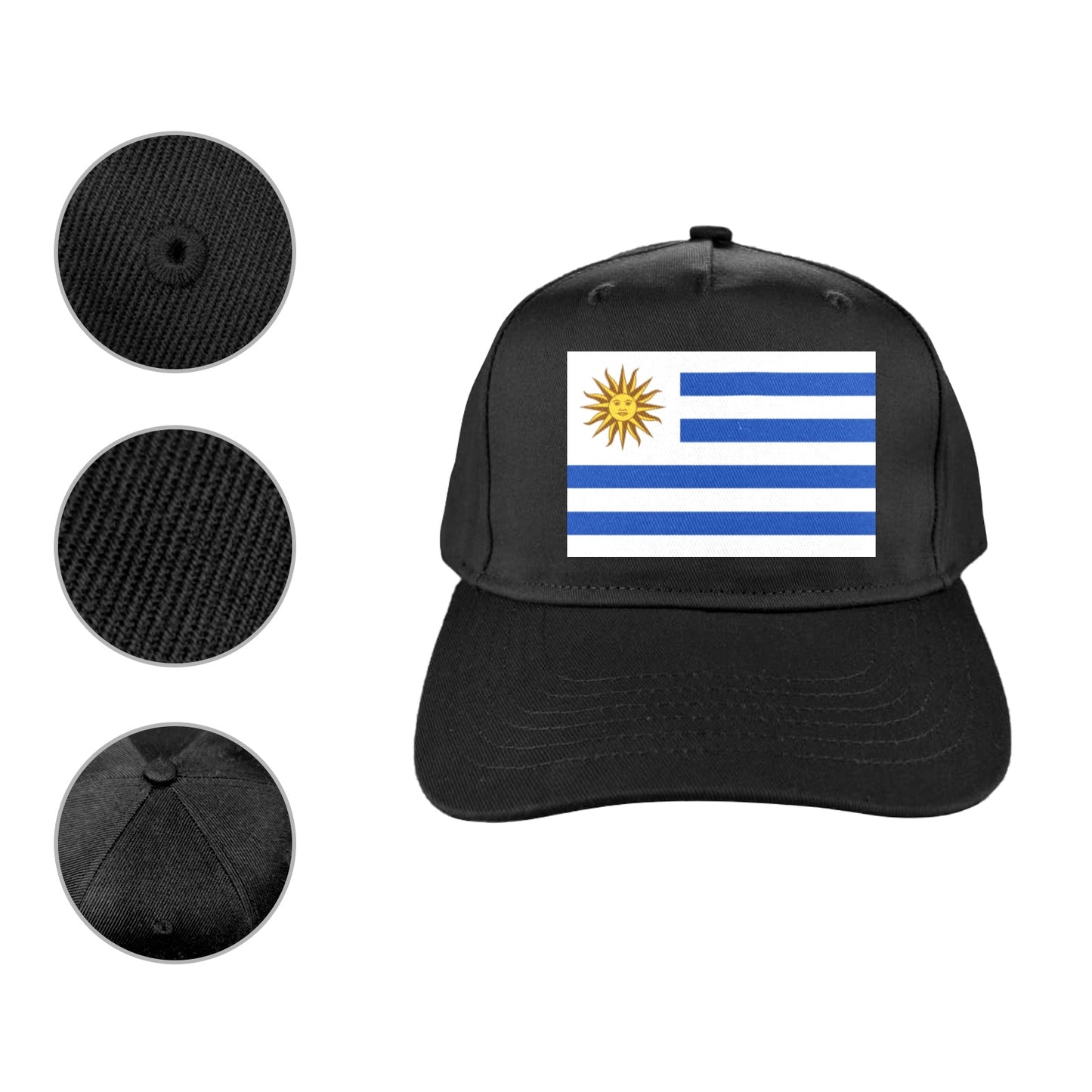Uruguay Flag Baseball Cap (Made in USA)