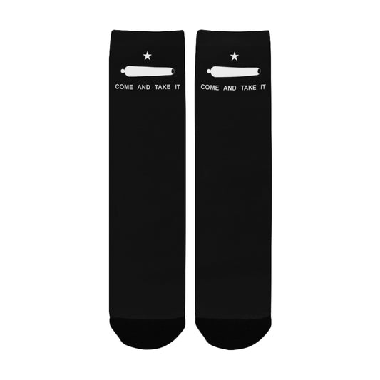 Come and Take It Flag Inspired Women's Custom Socks | Ships from USA