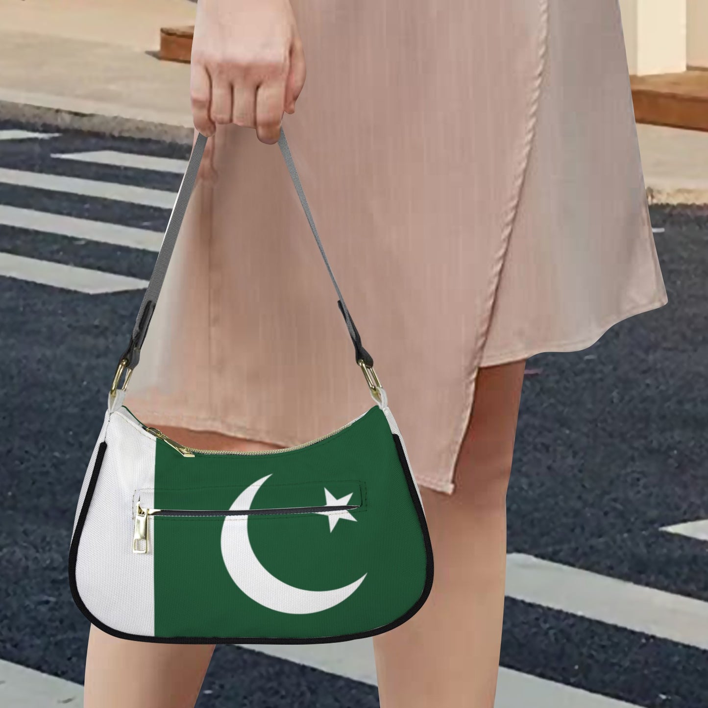 Pakistan Flag Inspired Women's Shoulder Bag