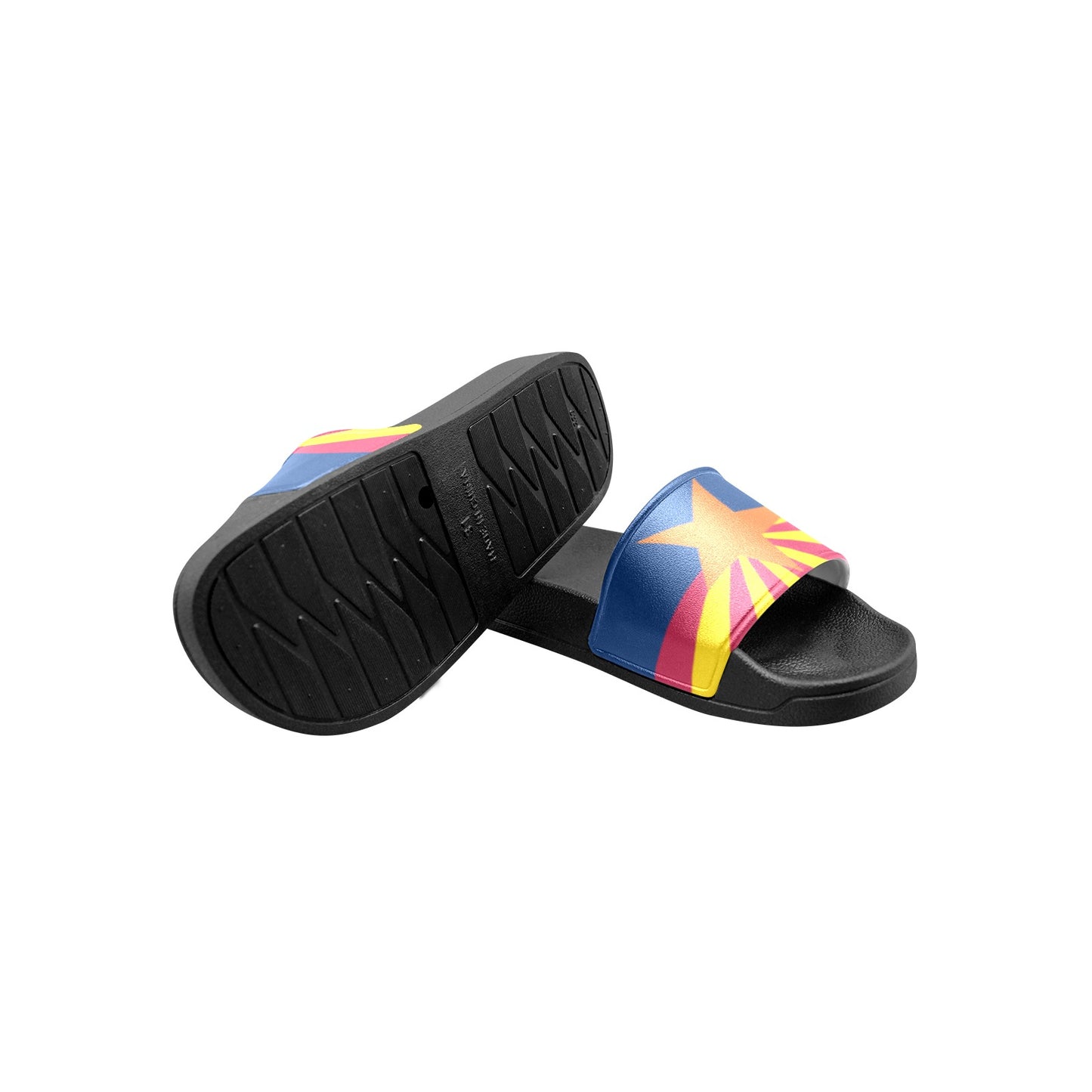 Arizona Flag Kid's Slide Sandals