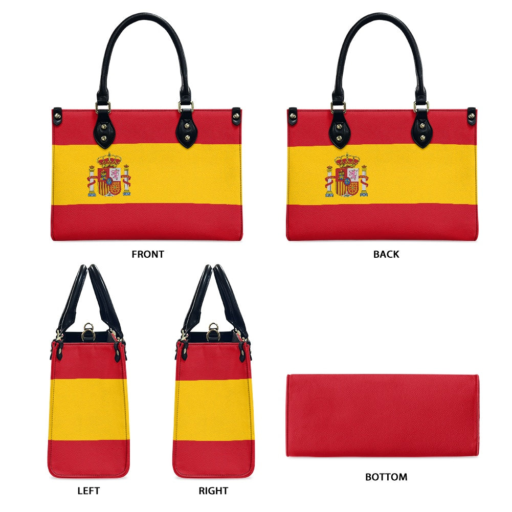 Spain Flag Bag With Viva Flair – PU Leather Purse for Everywhere - Luv My Flag