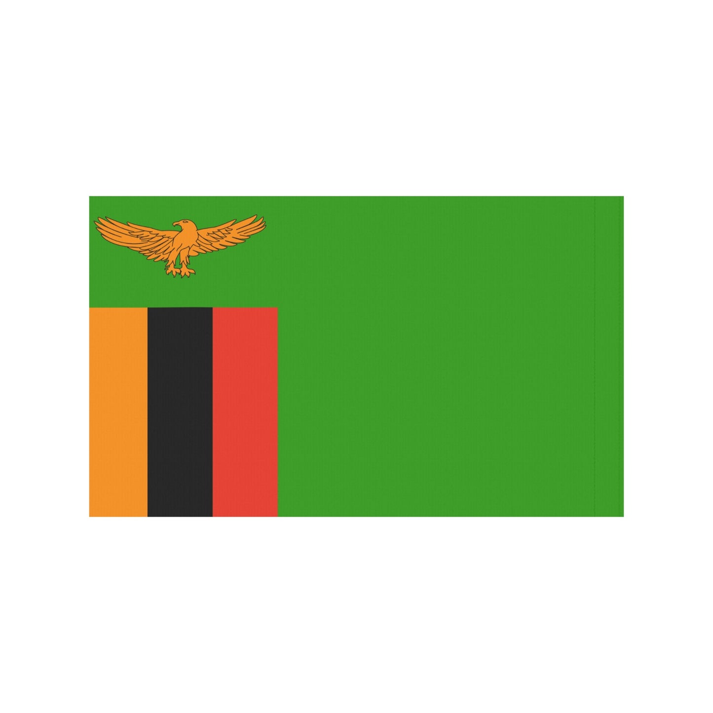 Luv My Flag design featuring the Zambian national flag.