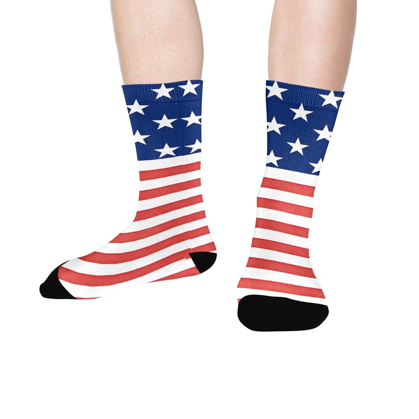 USA/American Flag Inspired Crew Socks | Ships from USA