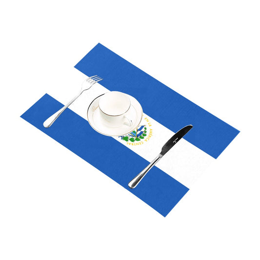 El Salvador Flag Placemats 12" x 18" (Set of 6)
