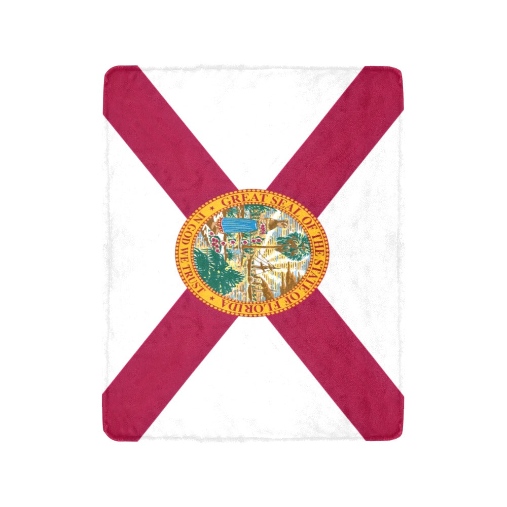 Luv My Flag blanket featuring the Florida state flag.