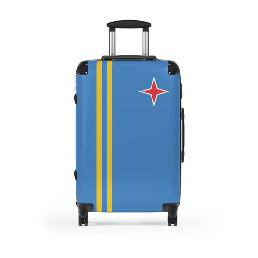 Aruba Flag Inspired Suitcase