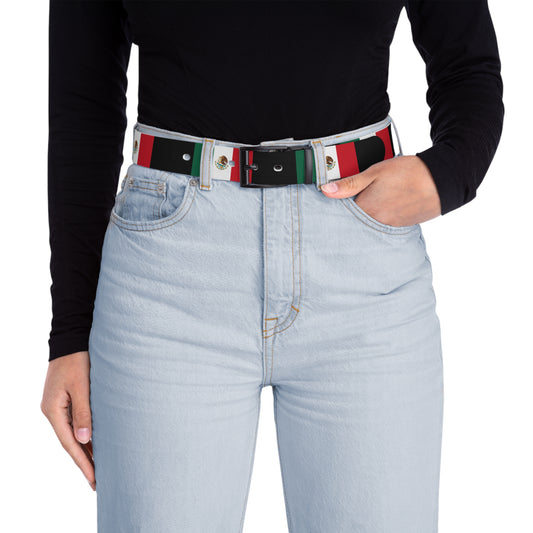 Mexico Flag Inspired Unisex Belt