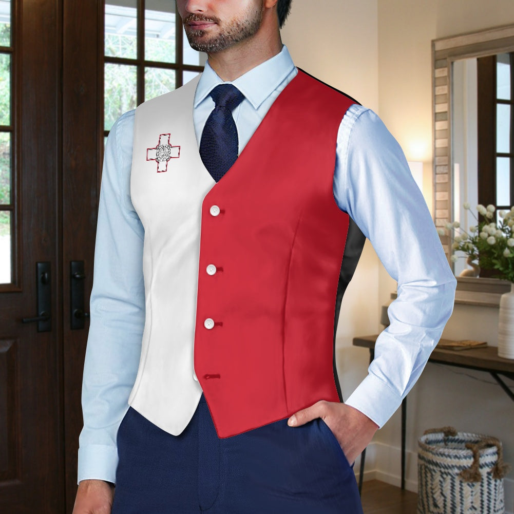 Malta Flag Suit vest jacket