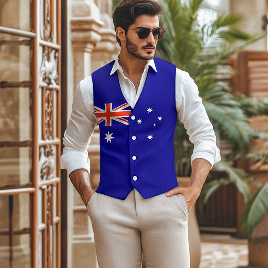 Australia Flag Suit vest jacket