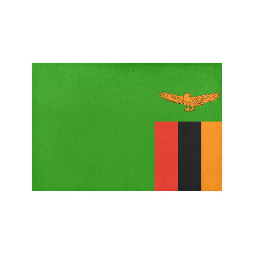 Zambia Flag Placemats 12" x 18" (Set of 6)