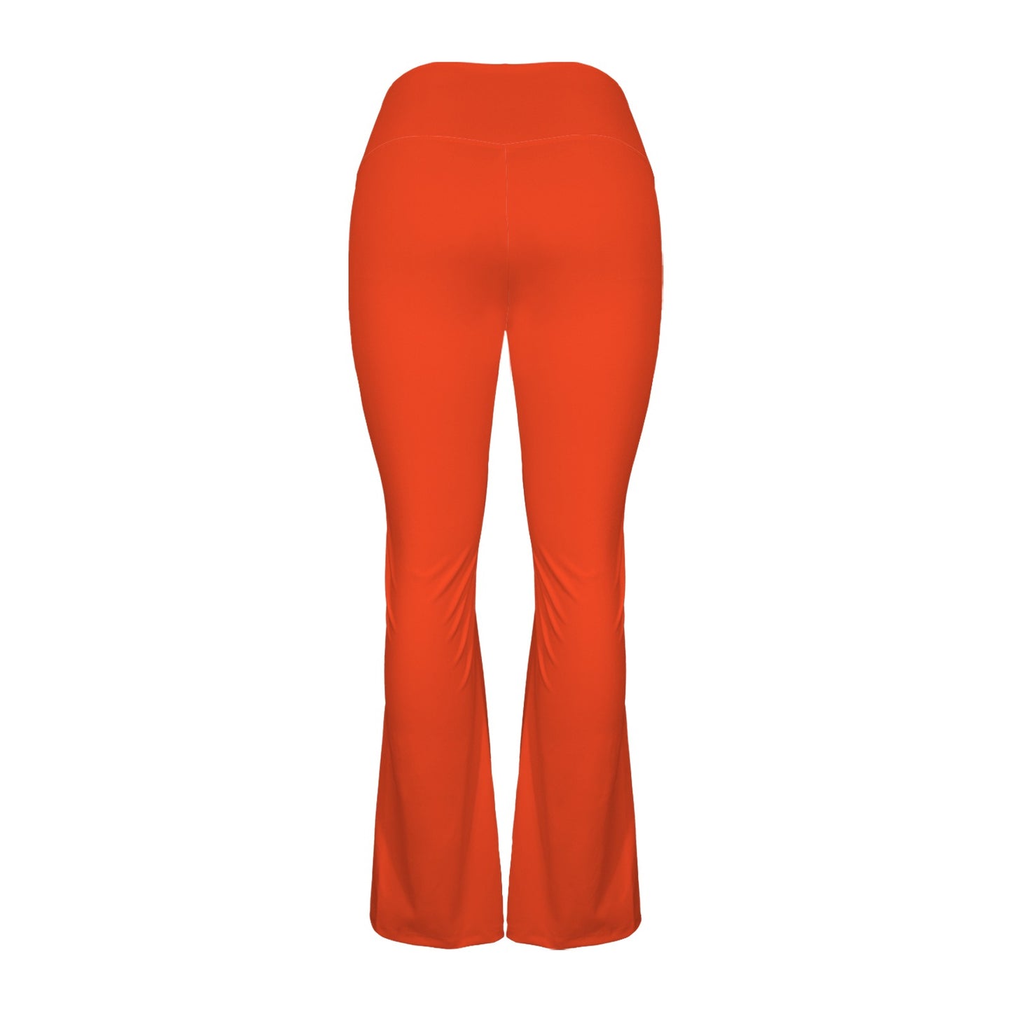 Tennessee Flag Inspired Women's V-Crossover High Waisted Flare Leggings