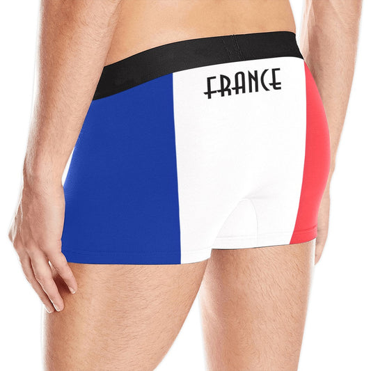 France Flag Inspired Mens Boxer Briefs Made in the USA
