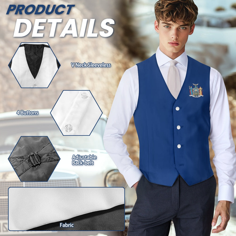 New York Flag Suit vest jacket