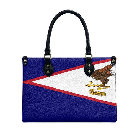 Blue handbag with American Samoa flag by Luv My Flag.