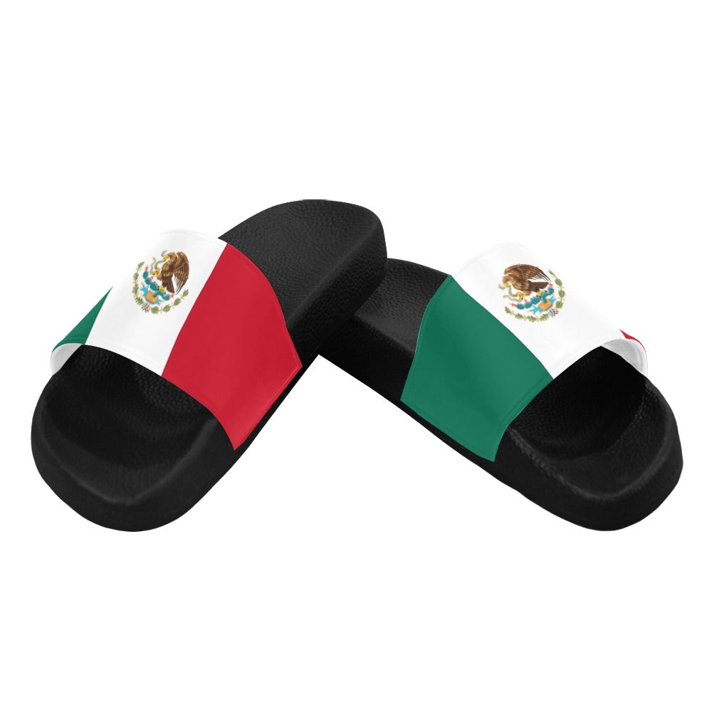 Mexico Flag Inspired Women's Slide Sandals