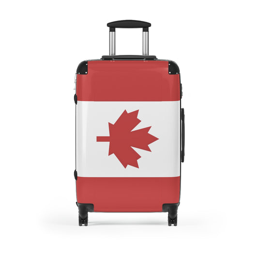 Canada Flag Inspired Suitcase