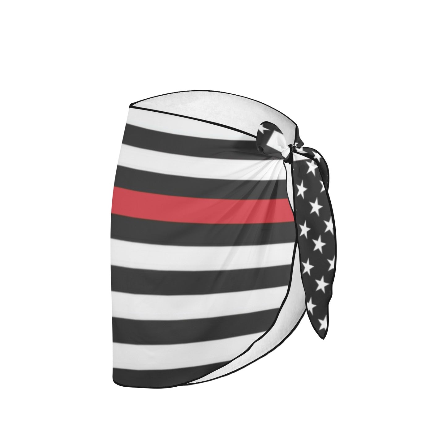 Luv My Flag skirt with stripes, stars, and bow.