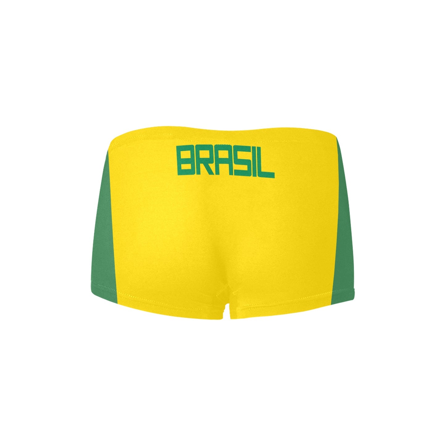 Brazil Flag Inspired Women's Boyshort Panties
