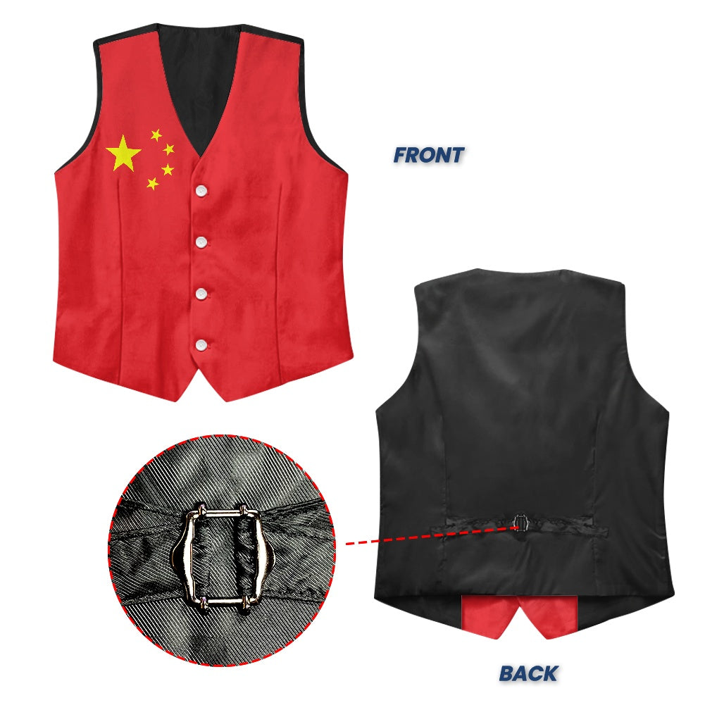 China Flag Suit vest jacket