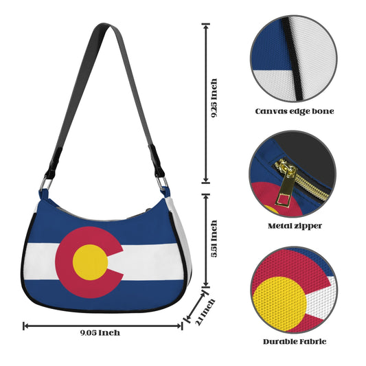 Colorado Flag Inspired Women's Shoulder Bag